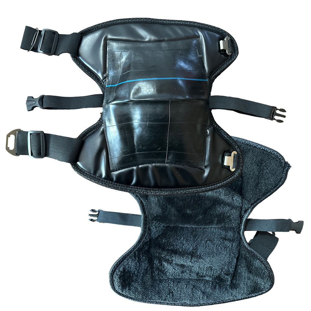 Rodillera caliente coche eléctrico motocicleta montar Leggings cortos hombres y mujeres a prueba de viento impermeable a prueba de frío cáscara dura invierno rótula image 8