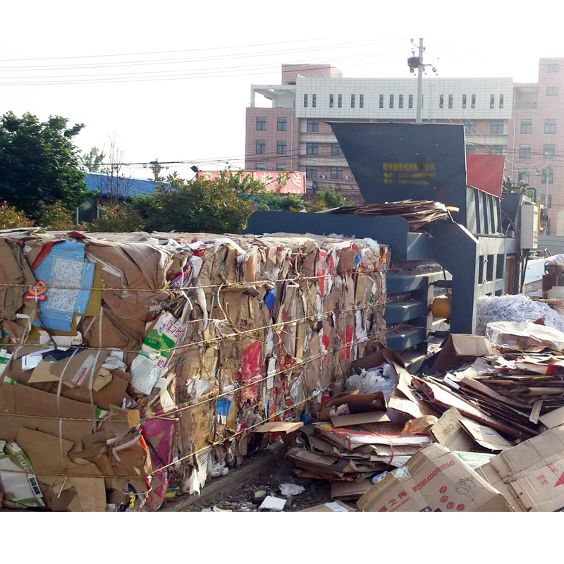 160型废纸打包机卧式液压打包机半自动打包机打包机价格打包机厂
