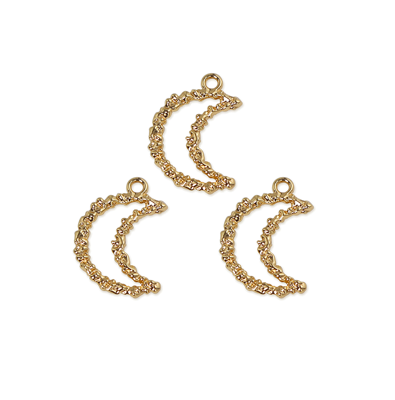 1 Piece Simple Style Moon Alloy Plating Pendant Jewelry Accessories display picture 5