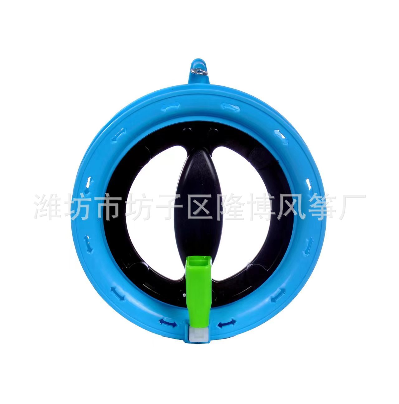 Carrete de cometa con línea al por mayor rueda azul de mano rodamiento de bolas de cristal rueda silenciosa fabricante de equipos de vuelo en stock