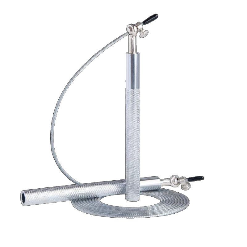 Cuerda de saltar de aluminio y aleación de acero para carreras de velocidad, adecuada para adultos, estudiantes y hombres, diseñada para entrenamiento, reducción de grasa, ejercicio aeróbico, versión con peso, antienredos.