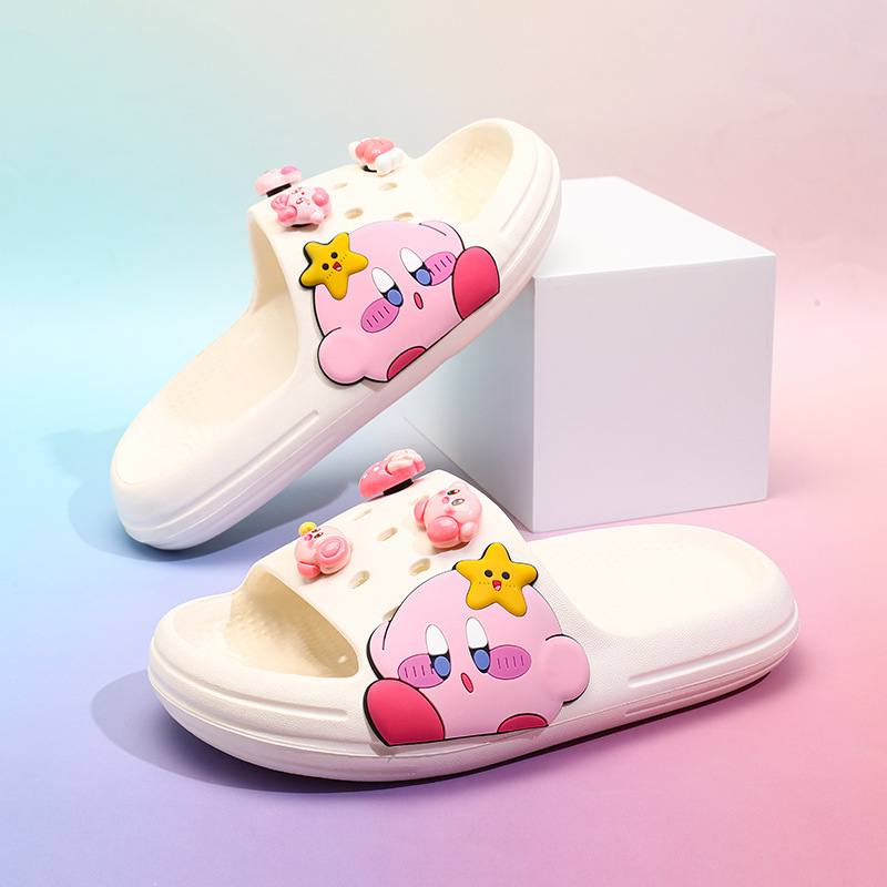 Girls' Slippers, Kidsren's Slippers, Summer New Indoor Home Princess Girl Baby Outer Wear, Medium and Large Kidsren's Non-Slip