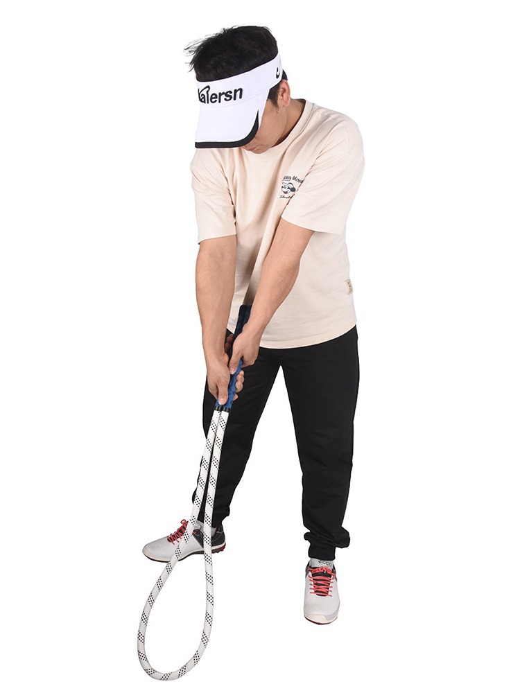 Cuerda física de golf, entrenamiento de swing fuerte, cuerda de entrenamiento de swing, potencia de swing, entrenamiento de ritmo, ejercicios de interior y exterior