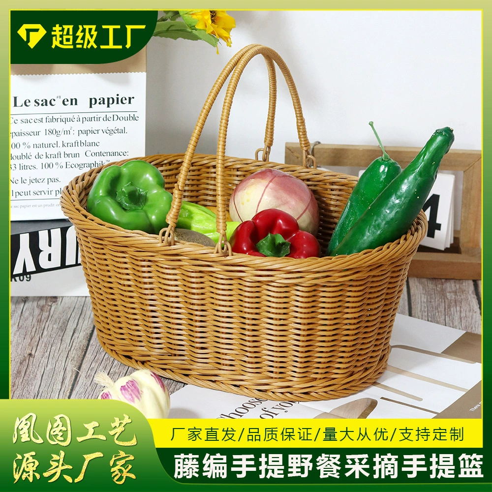 Ручная корзина, игрушка, тканая система хранения, новая коллекция