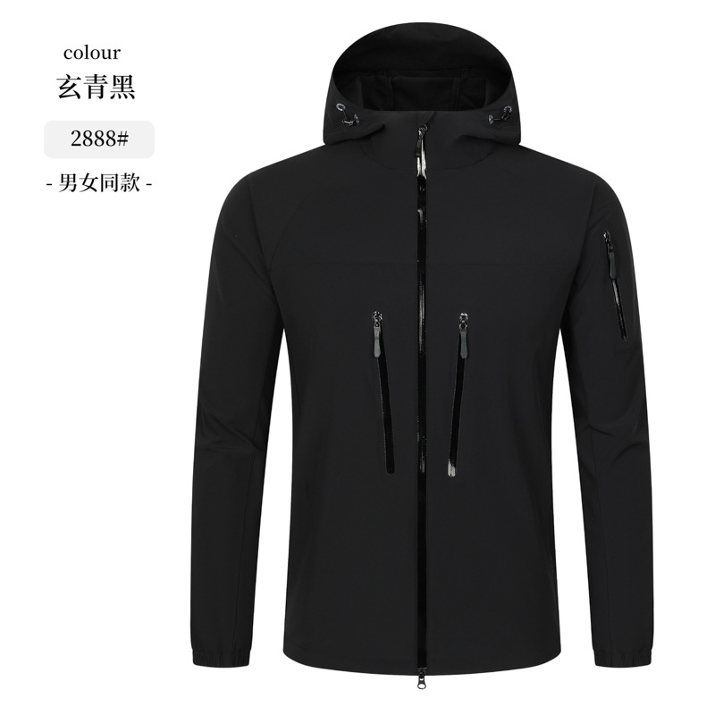 Luz y delgada sensación fría anti-UV 50 + verano al aire libre ropa de pesca protector solar chaqueta de hombre personalizada de alta gama