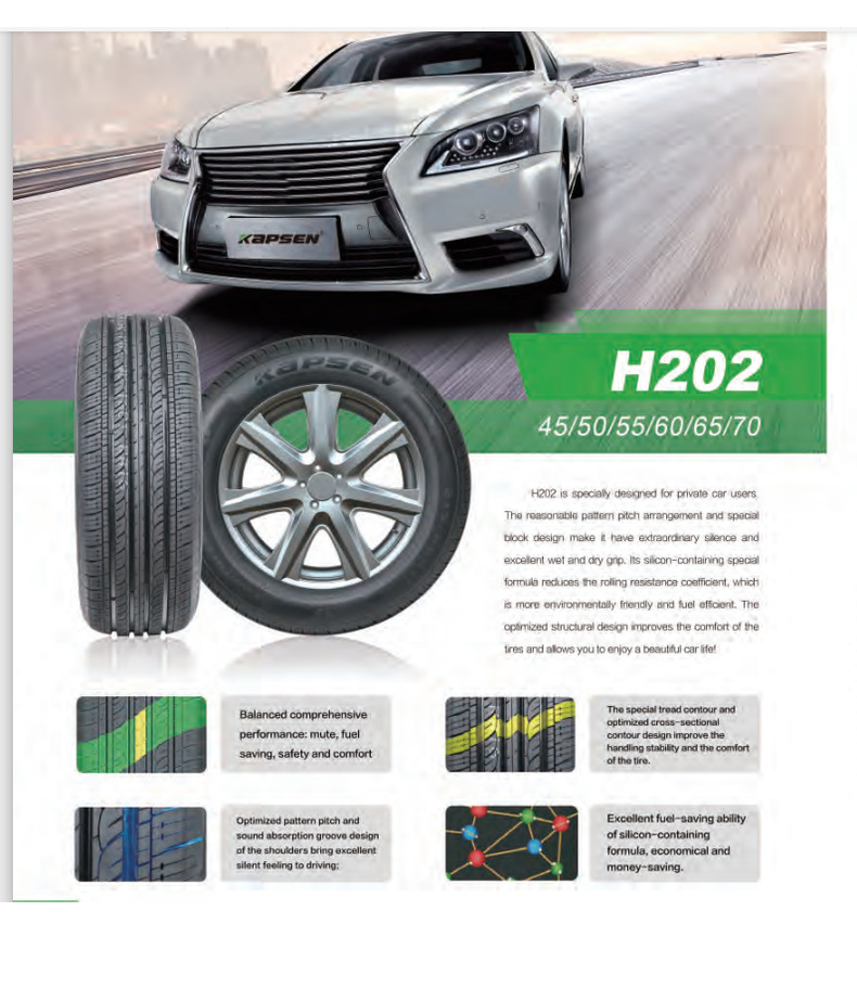 Supply Car Tire 185/65R15 Hayilead Kapsen Can Be Exported