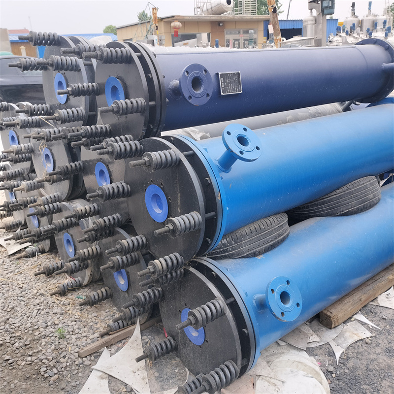 出售二手石墨冷凝器  列管式冷却设备 60平方冷凝器