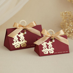 結婚式のギフトボックス高級感結婚喜糖箱卸売りキャンディー箱空箱喜糖袋紙箱