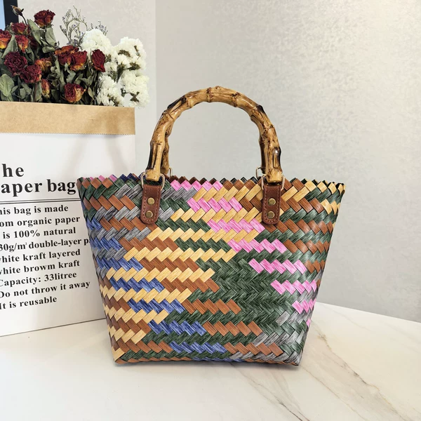 Bamboo handle Liucai (nude bag)