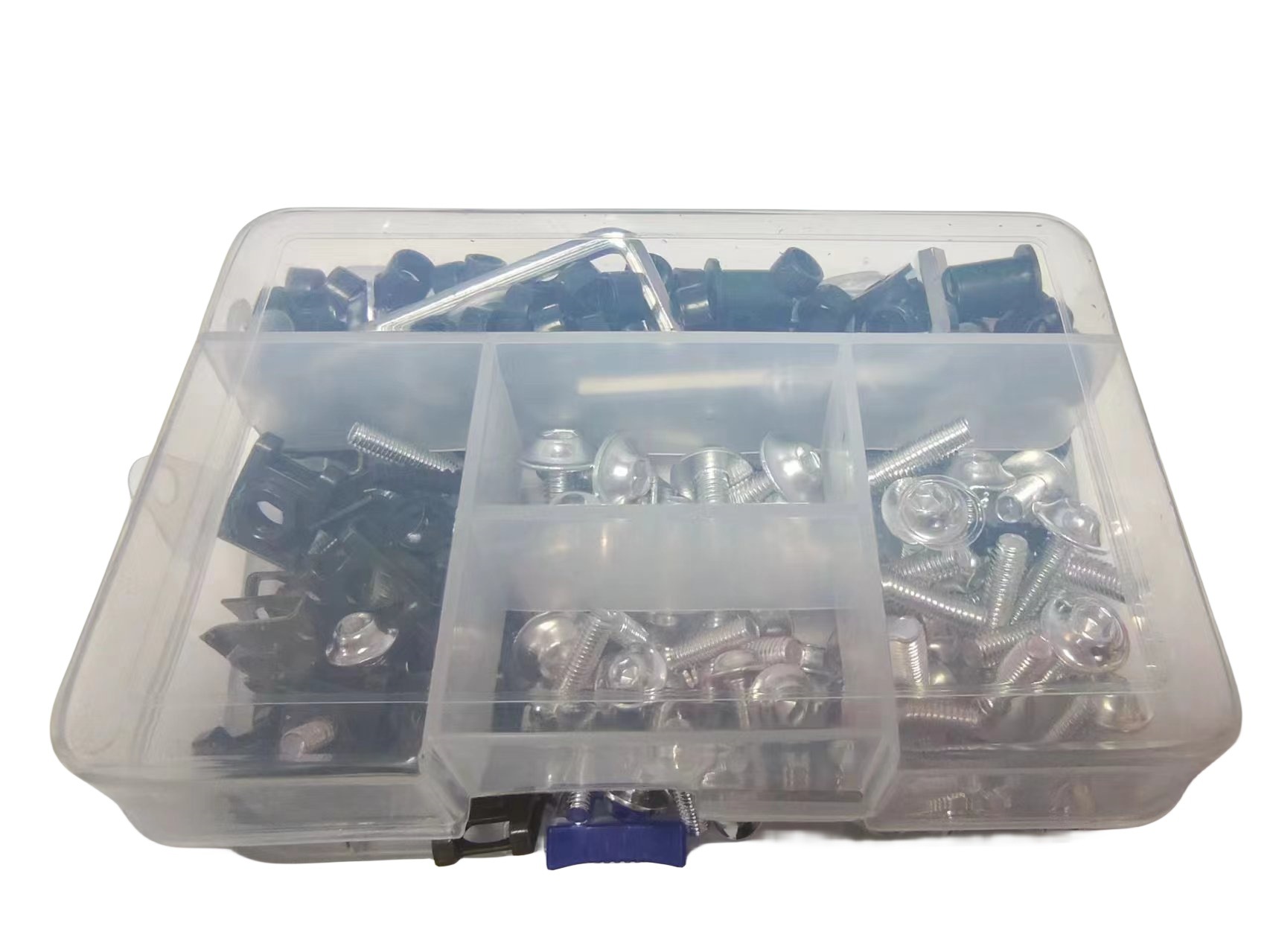 Juego de Tornillos para Carenado de Motocicleta 155pcs 177pcs 195pcs de Aluminio