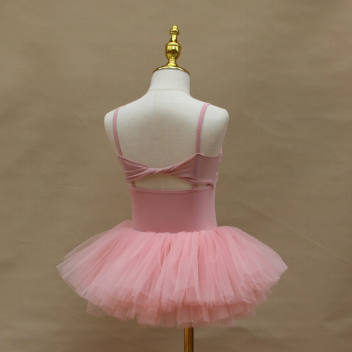 Children's dance practice suit girls ballet puffy skirt children's Chinese dance body suit examination suit children's performance skirt