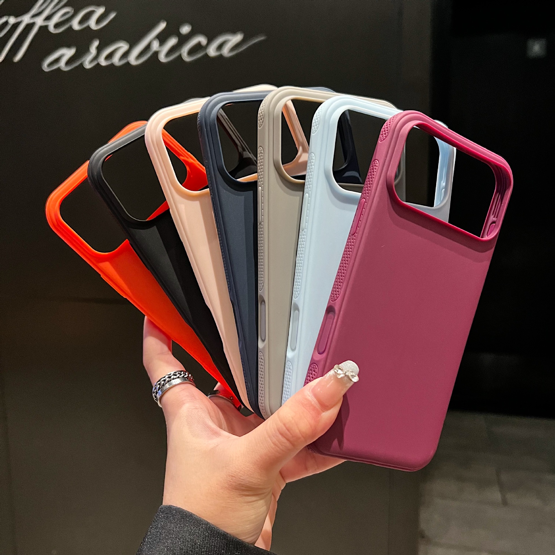 Funda Magnética de Cuero para iPhone, Silicona y Cuero, A prueba de caídas