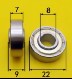 The manufacturer has in-stock supply of 420 stainless steel 608 double convex 1 non-standard bearings The manufacturer has in-stock supply of 420 stainless steel 608 double convex 1 non-standard bearings
