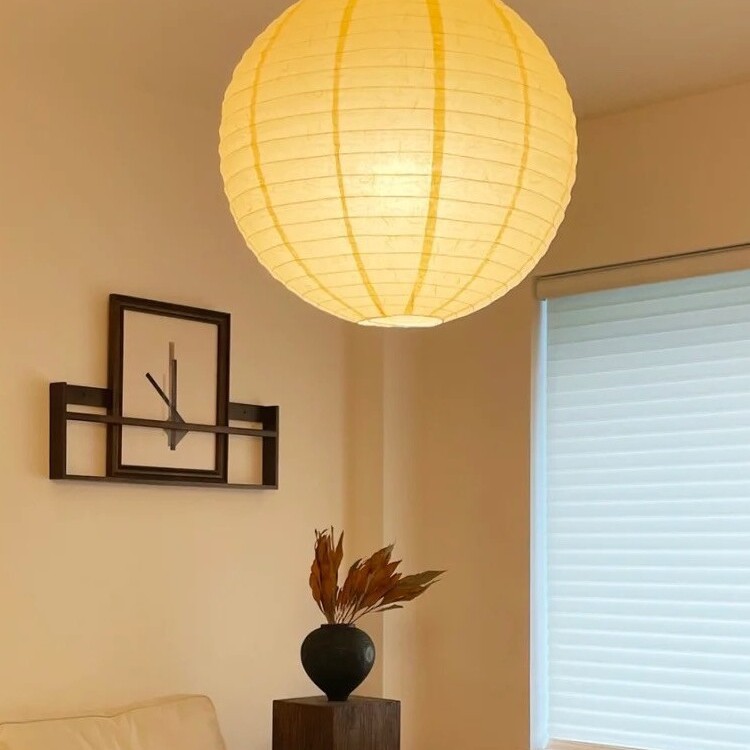 米黄色云龙纸灯笼画画吊灯罩纸灯罩餐厅店铺家装拍戏灯笼满包琴萱