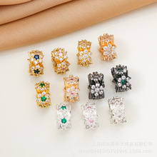14K����ɫ�Ƕ�ʯ�U�ջ�������ֹ�diy������Ʒ�������
