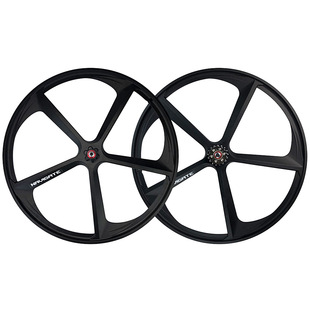 700C Rotary Road Bicycle Wheel Hub Magnesium Alloy 5-Knife Card-Type Dead-Fly Integrated Wheel