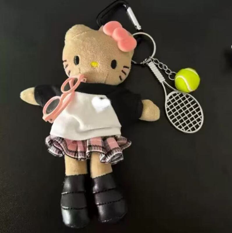 可爱长腿猫挂件kitty包包挂件毛绒玩偶公仔书包kt挂饰女生可爱饰|undefined