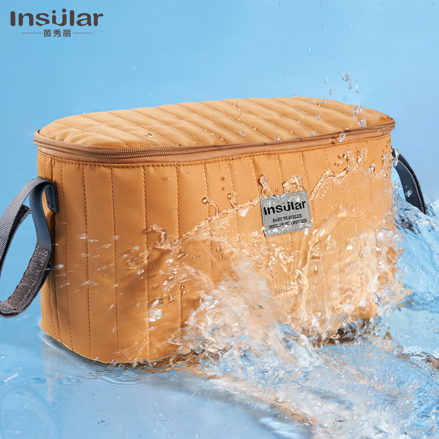 Cross-border multi-functional waterproof mummy bag stroller hanging bag children's car hanging bag large capacity storage bag wholesale