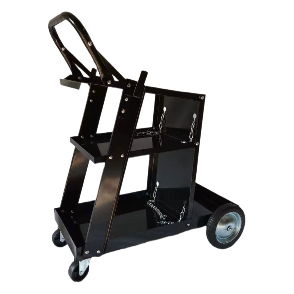 Четырехколесный сварочный аппарат с ручкой передвижная тележка для хранения аппаратных средств тележки Плоская тележка