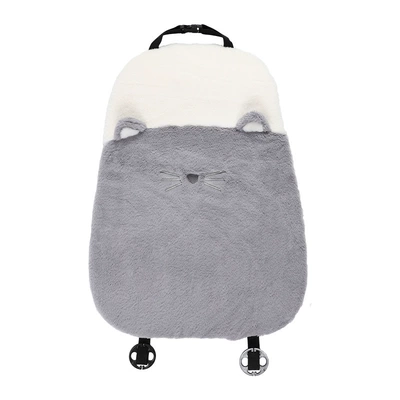 Car plush headrest cute Headrest - cats-claw-cushion-gray-backrest