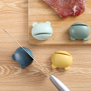 Knife sharpening household frog sharpening stone multifunctional fast sharpener sharpening kitchen knife sharpening scissors rubber mini sharpener