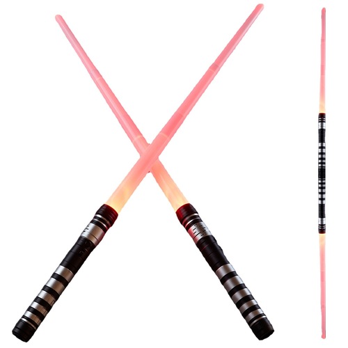 Laser Sword Star Wars The Force 2-in-1 Lightsaber Toy Colorful Retractable Luminous Laser Stick Toy Street Stall Wholesale