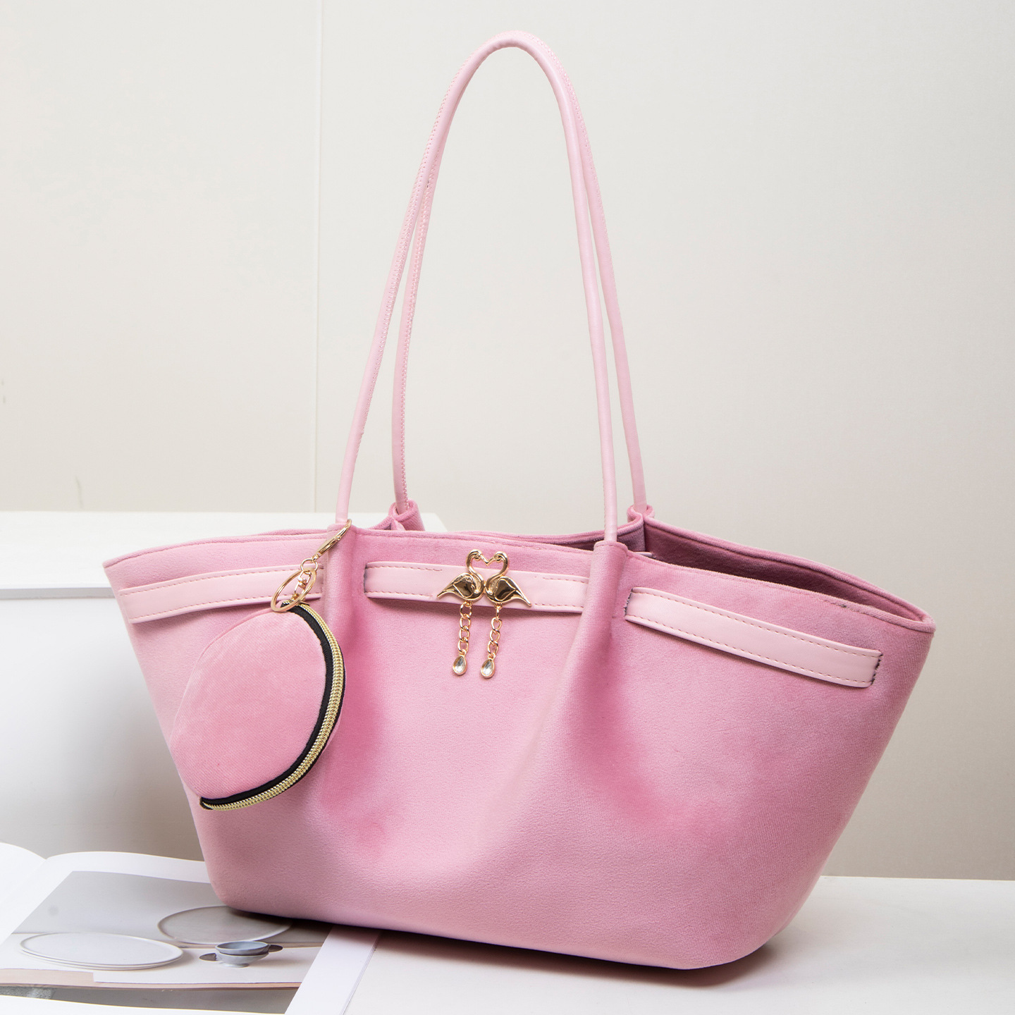 Bolso de gran capacidad retro Maillard bolso de brazo de mujer nueva moda bolso de hombro universal bolso de viaje popular