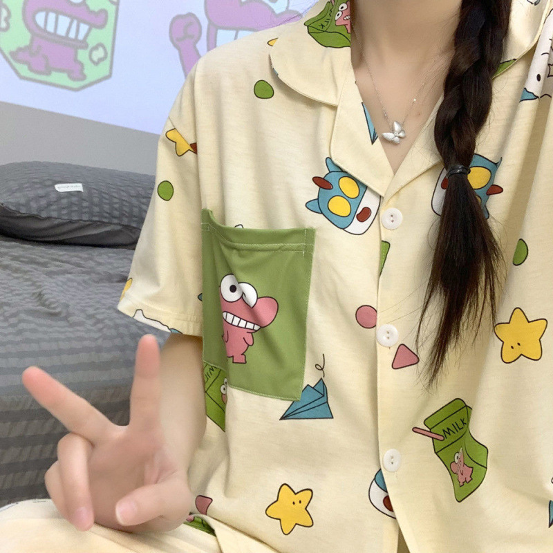 순면-미스터 크로커다일 반팔+반바지