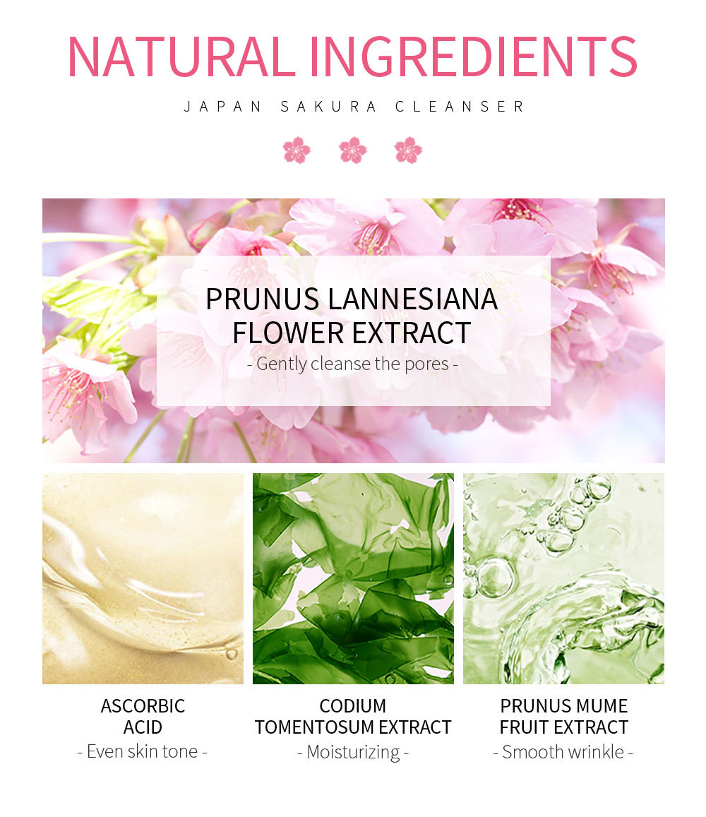 Sakura Facial Cleanser Image 7
