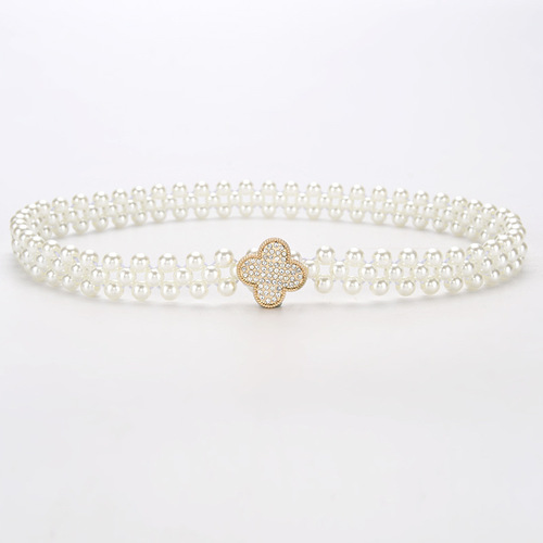 Pearl Belt Waist Chain for Women, Dress Decoration, Dress Accessories, High-End Design, Little Black Dress Style