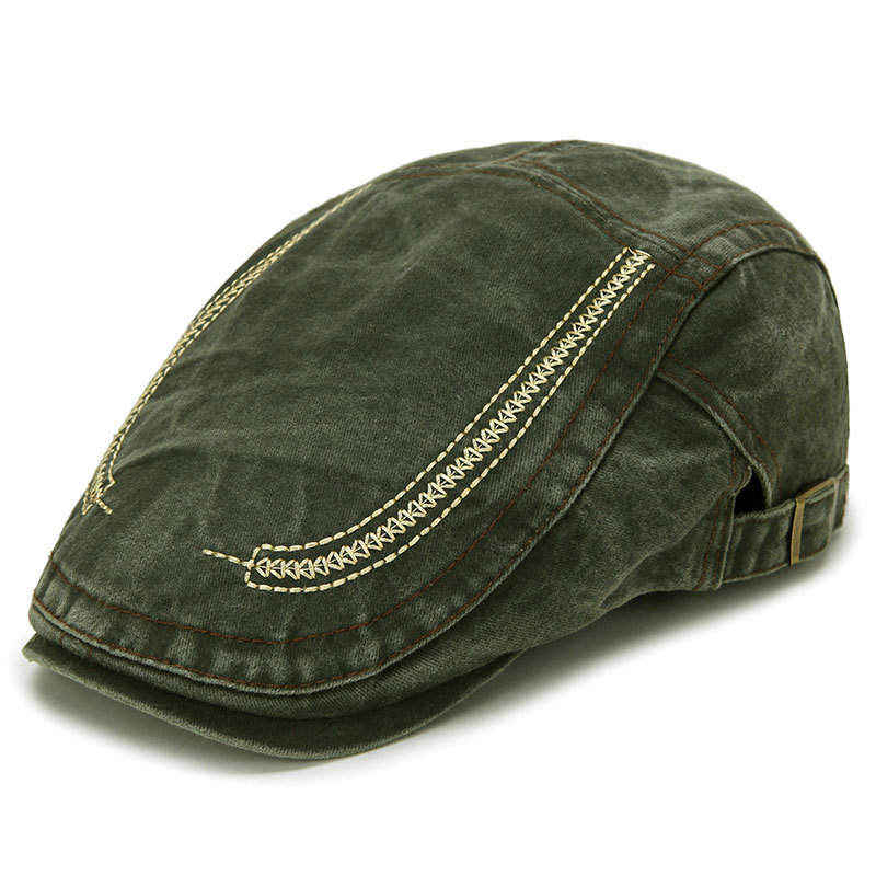 Symmetrical wheat ear duck tongue green