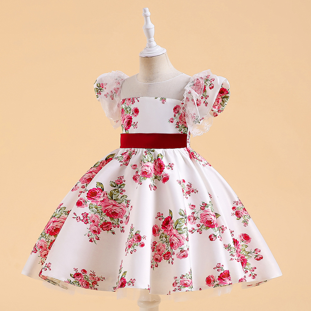 Children's evening dress with bow, Amazon 3