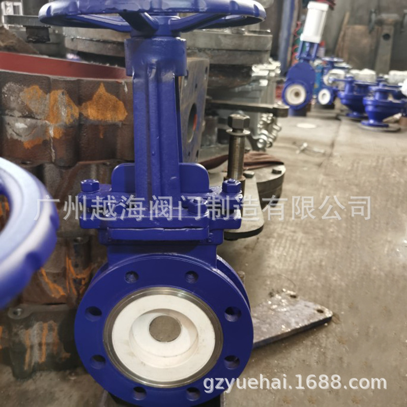 良固良工远大阀上海二阀陶瓷刀型气动闸阀 电动插板阀刀型闸门