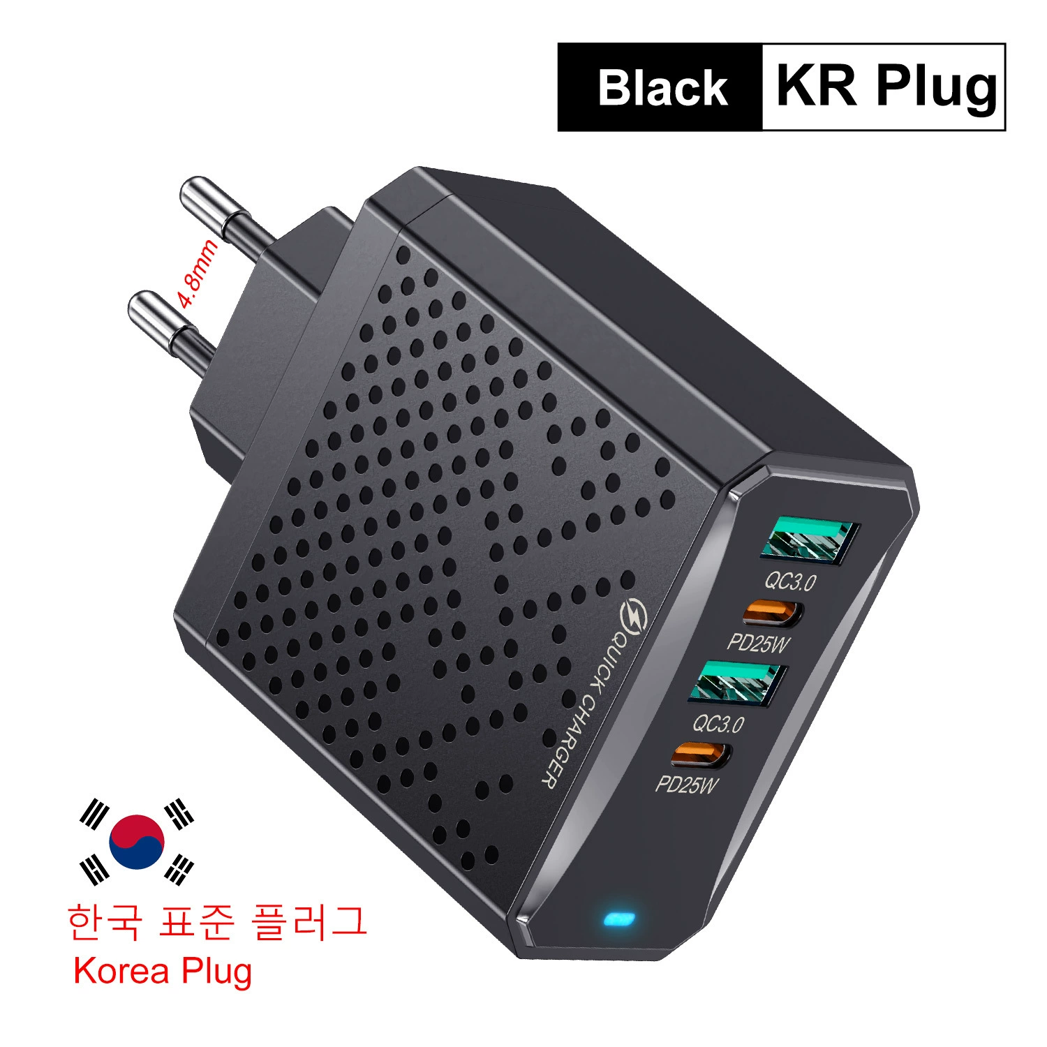 USLION 100W 2USB+2PD зарядное устройство для мобильного телефона планшета