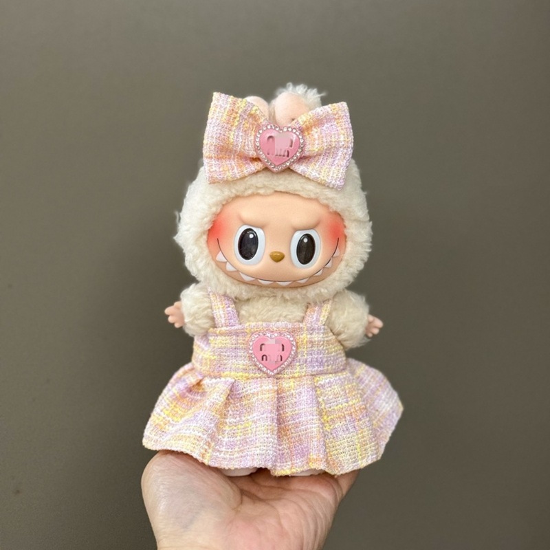 卸売ラブブベビー服 17 センチメートルブラインドボックスペンダント第一世代と第二世代のビニール人形着替えベビー服セット|undefined
