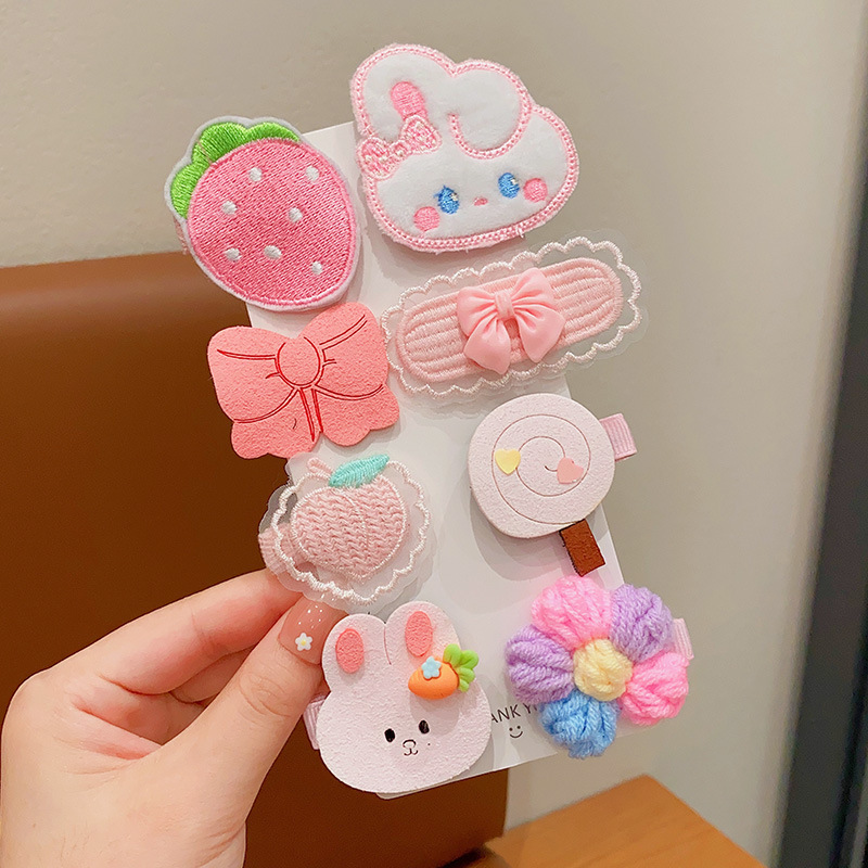 Red leche café brocas para el cabello bebé peludo brocas de arco brocas para el cabello de chicas caricaturas frente brocas para el cabello hechas a mano