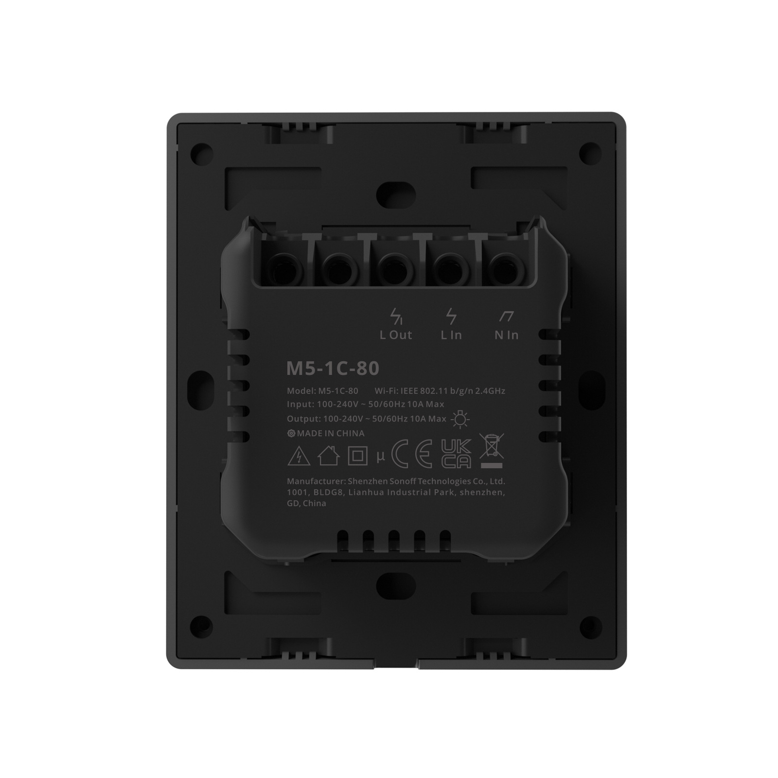 Smart home Sonoff M5-80 smart panel