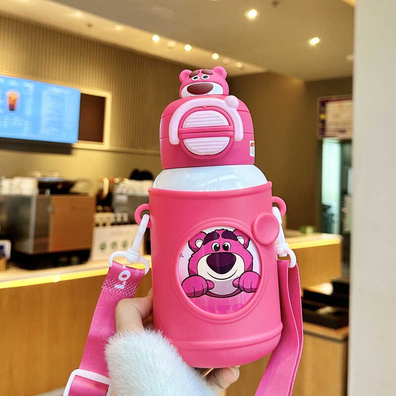 库洛米水杯儿童保温杯女孩双饮杯2025学生上学专用水壶316食品级|undefined
