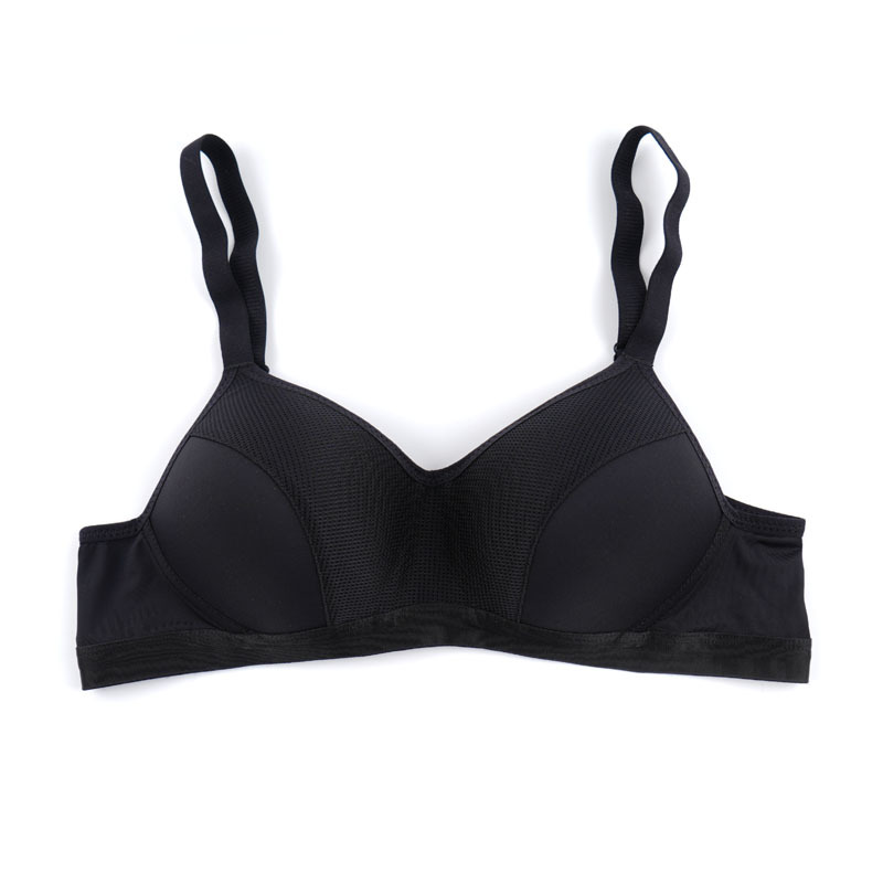 Nuevo aire fresco sin anillo de acero ropa interior cerrada lateral cero esclavitud ultra delgada sujetador cómodo de tamaño grande sujetador de una pieza