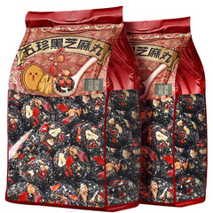 五珍黑芝麻丸球代发糕点红枣整箱批核桃枸杞桑葚独立小包装零食发