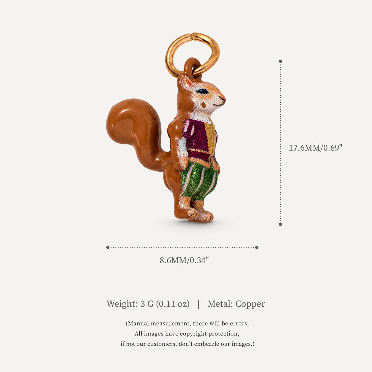 5. Knight Squirrel Pendant