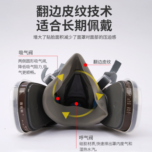 620P Anti-toxic and Dustproof Ventilated Chemical Farm Painting Booth, Semi-face Mask for Workshop Operations, Wholesale