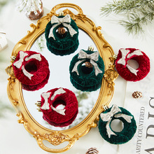 圣诞节酒红色异形球新款圣诞树装饰吊球麋鹿花环挂件氛围布置挂饰