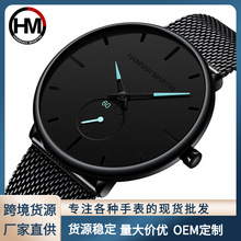 男士防水石英手表 学生时尚小秒针手表 广州货源厂家批发现货直销