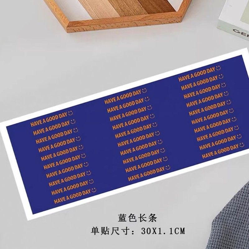 Ins風焙煎ステッカー腰封ケーキパンデザート洋菓子箱封口装飾長条シール|undefined