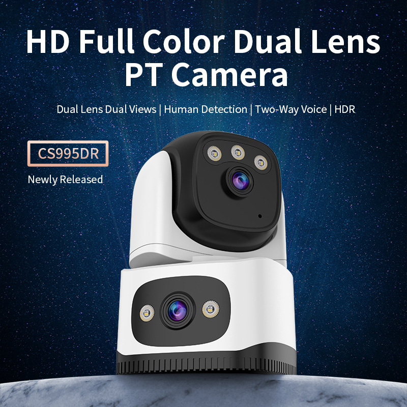 4G Hawk Mirar O-KAM Pro Monitoreo de imagen de doble lente Smart Wifi HD Cámara de visión nocturna doméstica