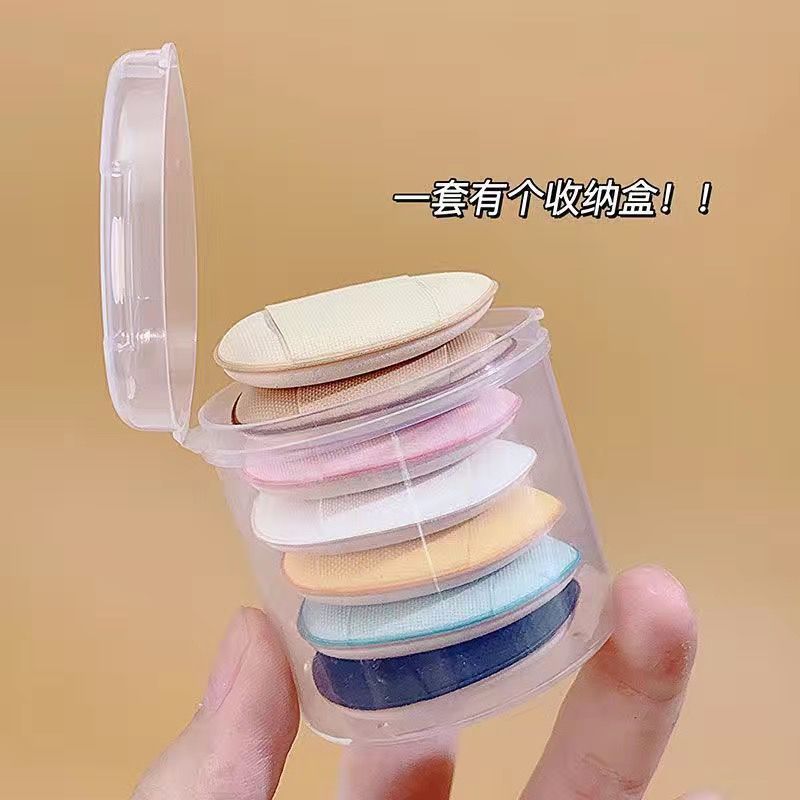 ミニ小指エアクッションパフ、メイクスポンジ、フィンガーパフ、ウェット＆ドライ両用リキッドファンデーション、ノンパウダーフィンガーチップパフ|undefined