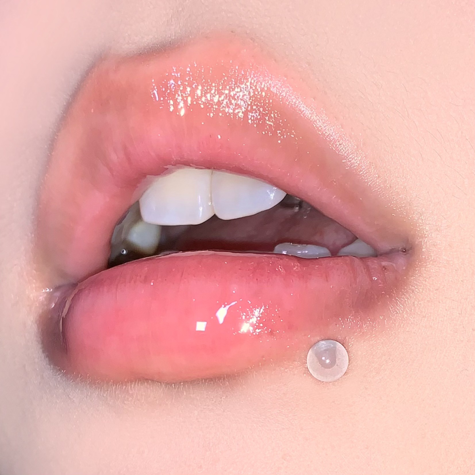 Solid Color Acrylic Ear Bone Nail Straight Nail Lip Piercing Jewelry 316L Surgical Steel External Thread Niche Hot Girl detail image 11