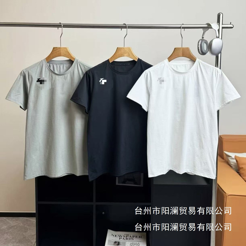High-End D Sante Summer New Quick-Dry Short-Sleeve Men's Sports Casual T-Shirt for Business, Fitness, and Running Wholesale