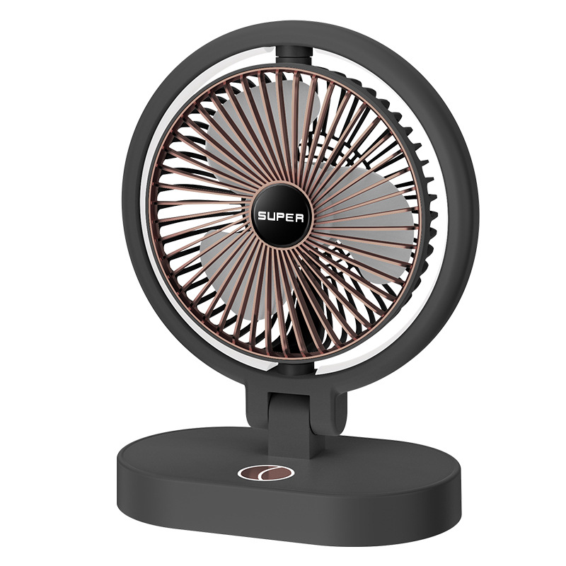 Amazon ventilador de lámpara de escritorio transfronterizo gran ventilador de viento ventilador de oficina doméstica ventilador pequeño ventilador de doble uso ventilador de circulación
